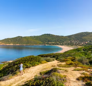 Paese vue plage