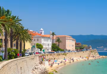 Ajaccio rempart ville