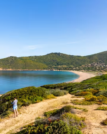 Paese vue plage