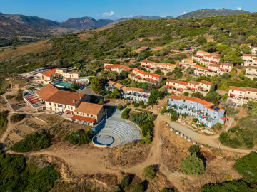 Village vacance vu du ciel